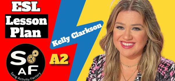 Kelly Clarkson's "Broken & Beautiful" song-based activity for ESL teachers, featuring interactive worksheet pdf