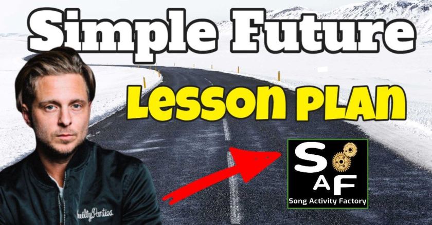 ESL lesson plan teaching Simple Future with OneRepublic's Better Days