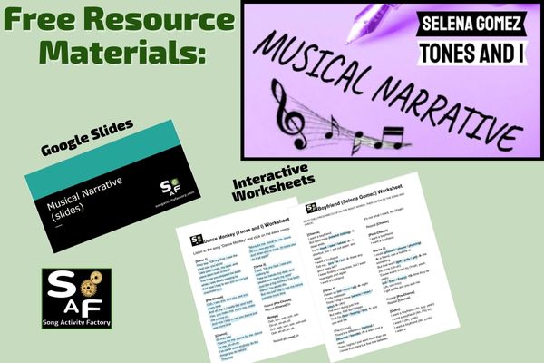 Free ESL Resource Materials Song Activity factory