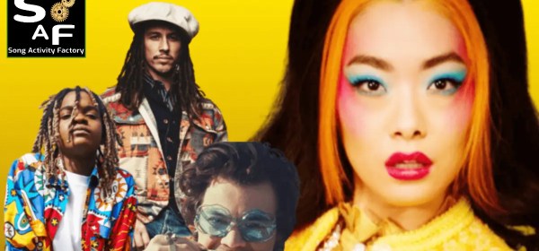 esl song & music video activity