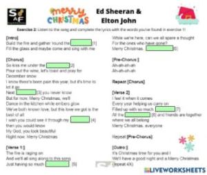Teaching With Songs: Merry Christmas, Ed Sheeran & Elton John together ...