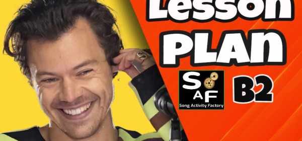 Harry Styles performing "Late Night Talking" with the Song Activity Factory logo.