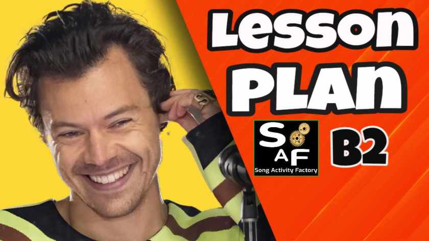 Harry Styles performing "Late Night Talking" with the Song Activity Factory logo.