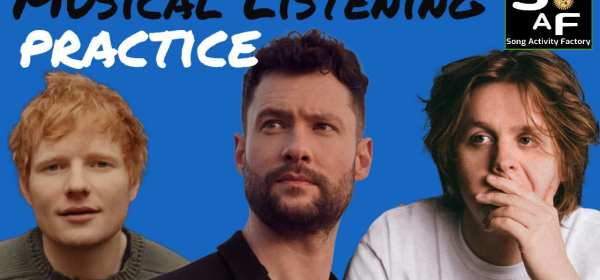 Song Activity Factory Blog Post Featured Image: "2023 Songs: Engage Your Students with Ed Sheeran, Lewis Capaldi, and More!