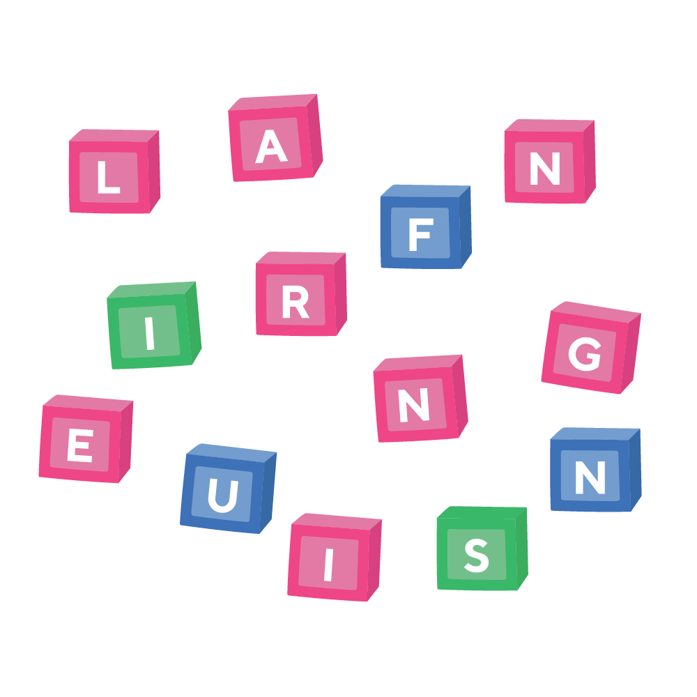 Animated GIF showing that learning English is fun.