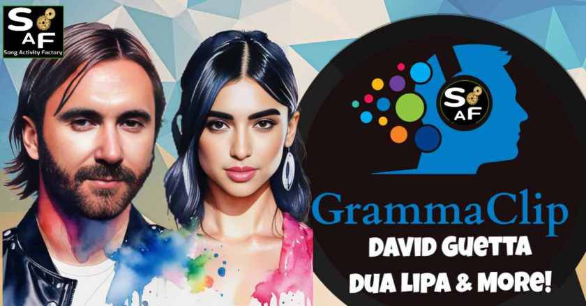 ESL listening activity with a fun grammar challenge using Dua Lipa songs