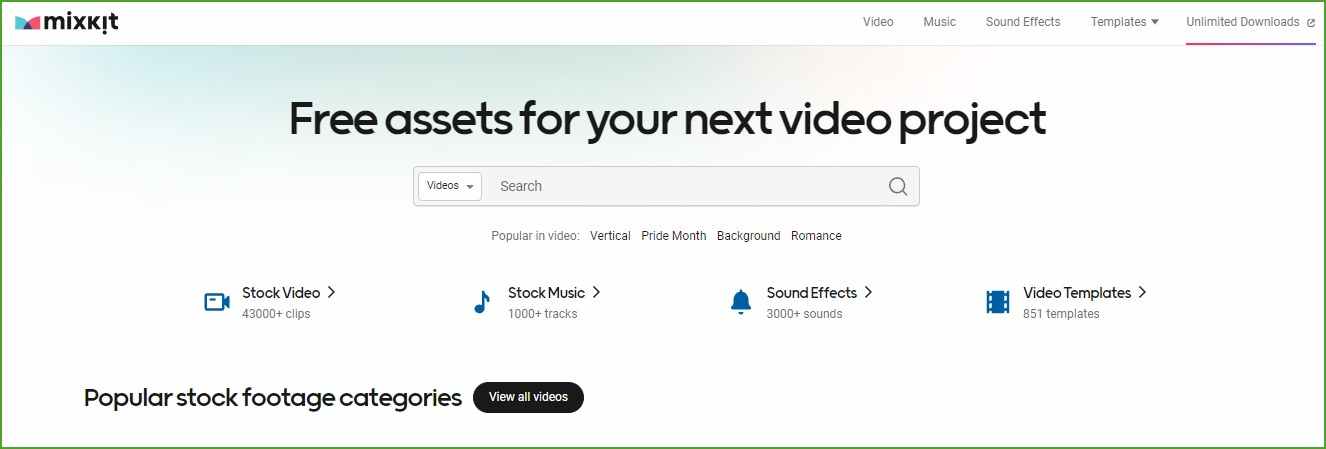 mixkit.co tutorial song activity factory