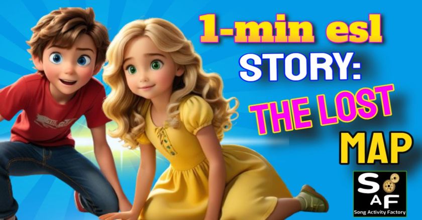 ESL lesson plan featuring 1-minute story and sing-along song video