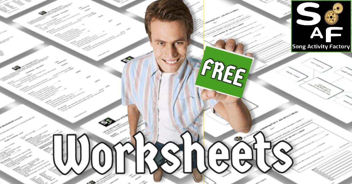 Collection of song-based worksheets for Cambridge B1 and B2 exams