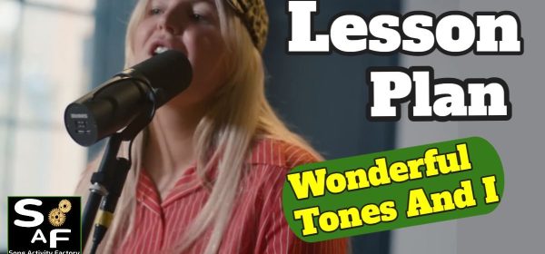 ESL lesson plan featuring NotebookLM and song analysis for B2 level