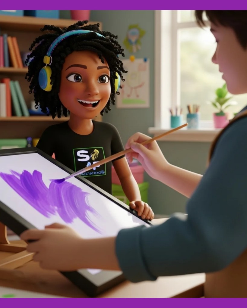 An infographic for the Creativity+ stage of the MUSIC+ Framework, where students apply their learning from song activities.