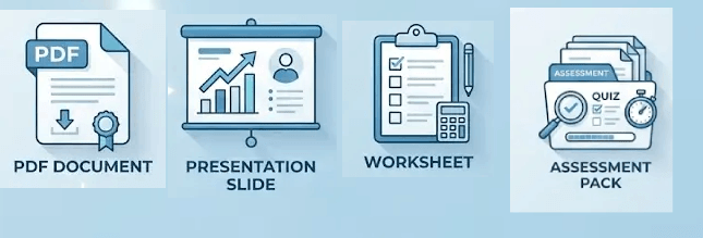 The complete Pop CLIL lesson kit: PDF instructions, assessment pack, and presentation slides.
