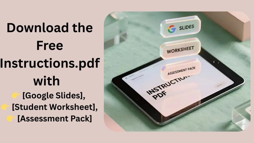 Call to action graphic to download the free Nick Jonas Gut Punch instructions PDF including Google Slides, student worksheet, and assessment pack.