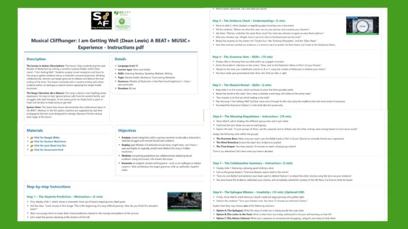 free pdf content esl dean lewis lesson